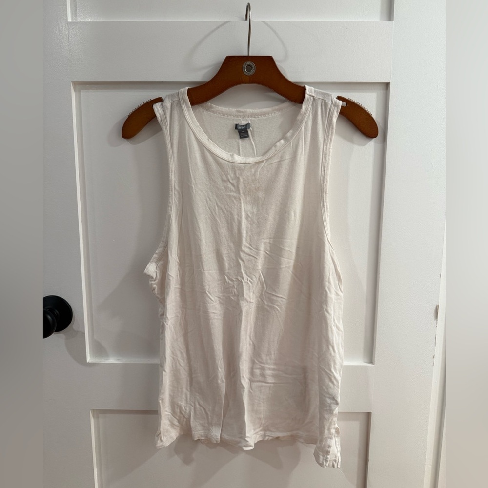 Aerie White Muscle Tank Top